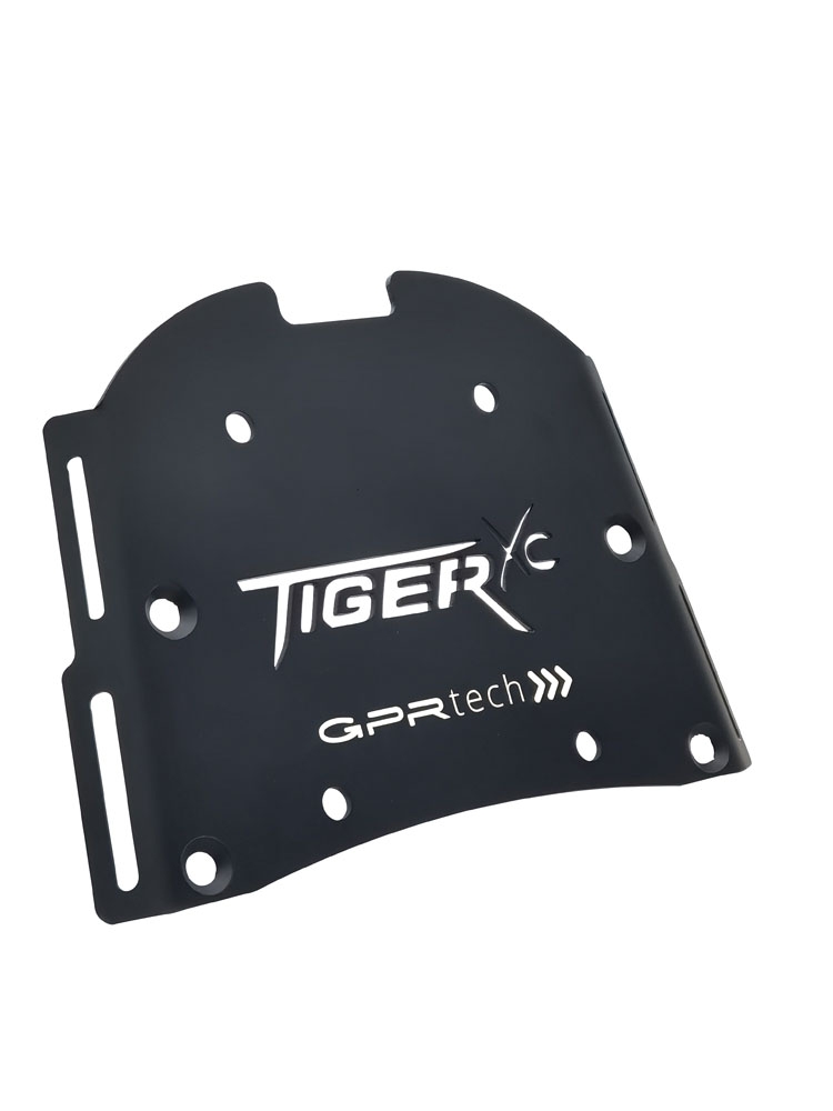 Placa de fijación específica Top Case ALPITECH 55 LT GPR TECH compatible con  Triumph Tiger 800 2011/2016 e3