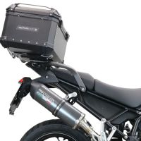 Baúl en aluminio, color negro con placa específica incluida Baúl GPR TECH compatible con  Triumph Tiger 1200 Gt - Rally 2022/2024 e5