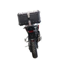 Baúl en aluminio, color negro con placa específica incluida Baúl GPR TECH compatible con  Triumph Tiger 850 Sport 2020/2024 e5