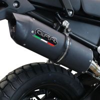 Escape compatible con Triumph Tiger 850 2020-2024, Furore Evo4 Nero, Escape legal, homologado, silenciador con db killer desmontable y tubo de conexión específico 