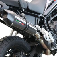 Escape compatible con Triumph Tiger 850 2020-2024, GP Evo4 Poppy, Escape legal, homologado, silenciador con db killer desmontable y tubo de conexión específico 