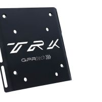 Baúl en aluminio, color negro con placa específica incluida Baúl GPR TECH compatible con  Benelli Trk 125 2019/2023