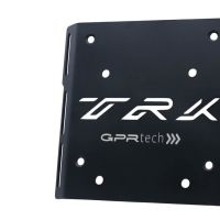 Baúl en aluminio, color negro con placa específica incluida Baúl GPR TECH compatible con  Benelli Trk 125 2019/2023