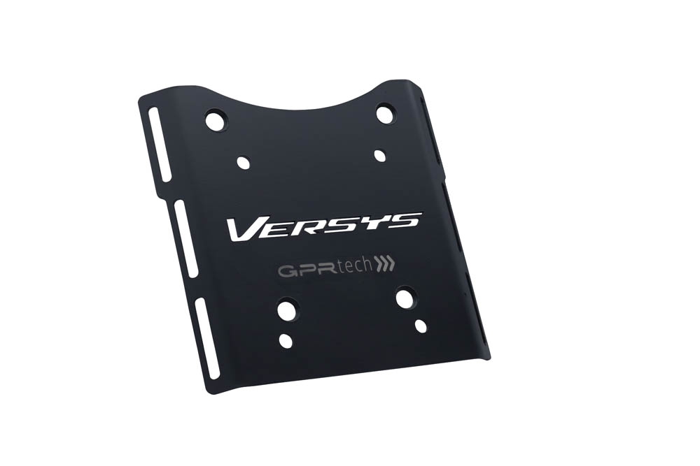 Placa de fijación específica Top Case ALPITECH 55 LT GPR TECH compatible con  Kawasaki Versys-X 300 2017/2021 e4