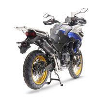 Escape compatible con Voge 525DSX 2023-2024, Furore Evo4 Nero, Escape legal, homologado, silenciador con db killer desmontable y tubo de conexión específico 