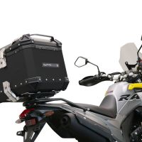 Baúl en aluminio, color negro con placa específica incluida Baúl GPR TECH compatible con  Voge 300Rally 2022/2024 e5