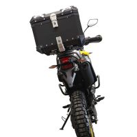 Baúl en aluminio, color negro con placa específica incluida Baúl GPR TECH compatible con  Voge 300Rally 2022/2024 e5