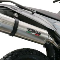 Escape compatible con Voge 300Rally 2022-2024, Satinox , Escape legal, homologado, silenciador con catalizador, db killer desmontable y tubo de conexión específico 