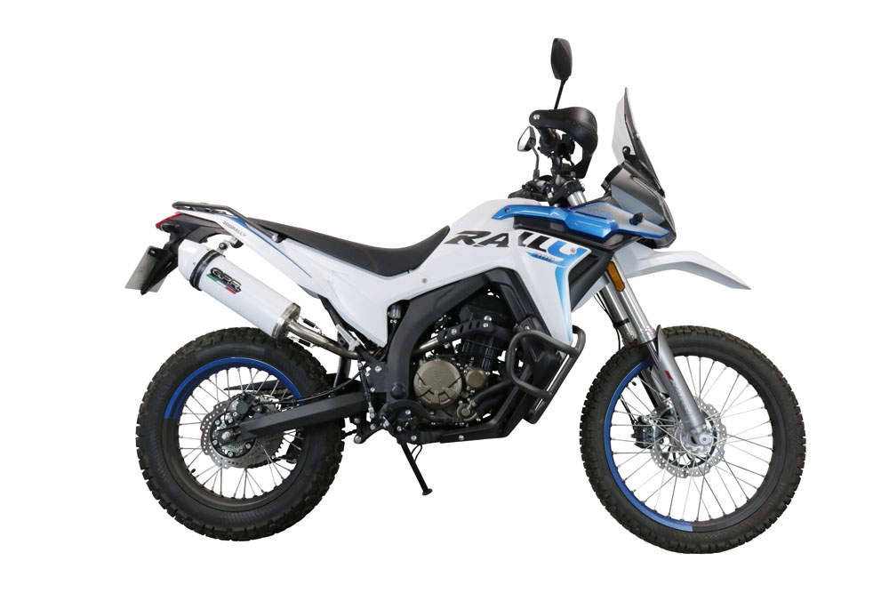 GPR escape compatible con  Voge 300Rally 2022-2024, Albus Evo4, Escape legal, homologado, silenciador con catalizador, db killer desmontable y tubo de conexión específico 