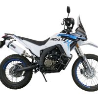 GPR escape compatible con  Voge 300Rally 2022-2024, Albus Evo4, Escape legal, homologado, silenciador con catalizador, db killer desmontable y tubo de conexión específico 