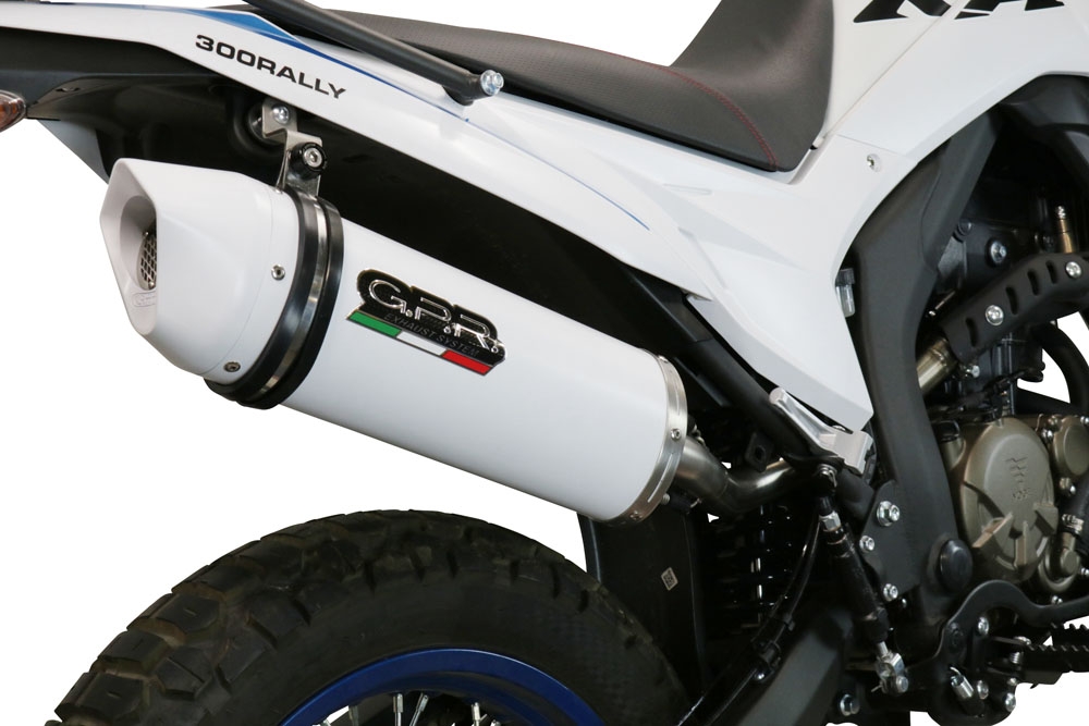 GPR escape compatible con  Voge 300Rally 2022-2024, Albus Evo4, Escape legal, homologado, silenciador con catalizador, db killer desmontable y tubo de conexión específico 