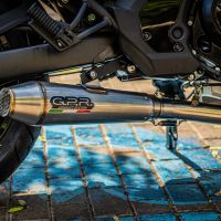 Escape compatible con Kawasaki Vulcan 650 S 2021-2023, Ultracone, Escape completo homologado y legal,con catalizador incluido db killer extraíble 