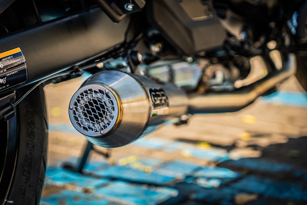 Escape compatible con Kawasaki Vulcan 650 S 2021-2023, Ultracone, Escape completo homologado y legal,con catalizador incluido db killer extraíble 