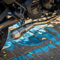 Escape compatible con Kawasaki Vulcan 650 S 2021-2023, Ultracone, Escape completo homologado y legal,con catalizador incluido db killer extraíble 