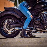 Escape compatible con Kawasaki Vulcan 650 S 2021-2023, Ultracone, Escape completo homologado y legal,con catalizador incluido db killer extraíble 