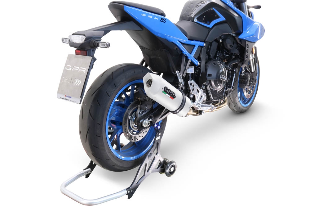 Escape compatible con Suzuki Gsx-8S 2022-2024, Albus Evo4, Escape completo homologado y legal,con catalizador incluido db killer extraíble 