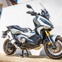 Escape compatible con Honda X-Adv 750 2016-2020, Albus Evo4, Escape legal, homologado, silenciador con db killer desmontable y tubo de conexión específico 