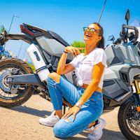 Escape compatible con Honda X-Adv 750 2016-2020, Albus Evo4, Escape legal, homologado, silenciador con db killer desmontable y tubo de conexión específico 