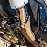 Escape compatible con Honda X-Adv 750 2016-2020, Albus Evo4, Escape legal, homologado, silenciador con db killer desmontable y tubo de conexión específico 