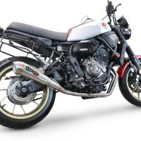 Escape compatible con Yamaha Xsr 700 2021-2024, Powercone Evo, Escape completo homologado y legal,con catalizador incluido db killer extraíble 