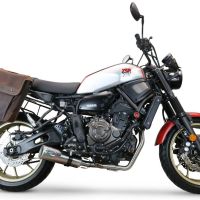 Escape compatible con Yamaha Xsr 700 2021-2024, M3 Inox , Escape completo racing, incluyendo colector y db killer desmontable, sin homologación 