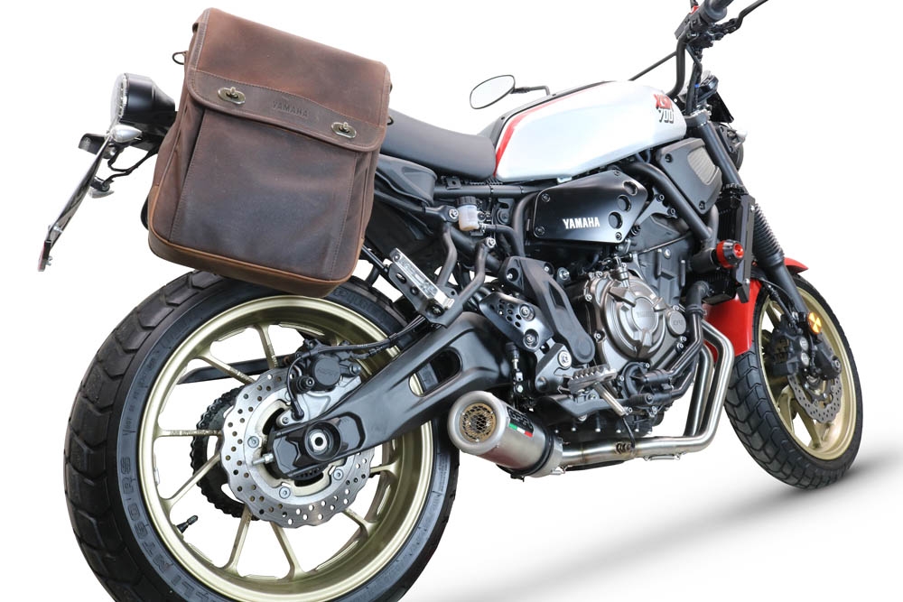 Escape compatible con Yamaha Xsr 700 2021-2024, M3 Inox , Escape completo racing, incluyendo colector y db killer desmontable, sin homologación 