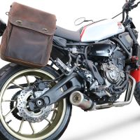 Escape compatible con Yamaha Xsr 700 2021-2024, M3 Inox , Escape completo racing, incluyendo colector y db killer desmontable, sin homologación 