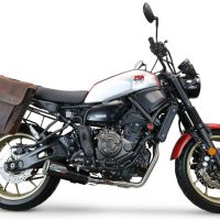 Escape compatible con Yamaha R7 2021-2025, M3 Black Titanium, Escape completo homologado y legal,con catalizador incluido db killer extraíble 