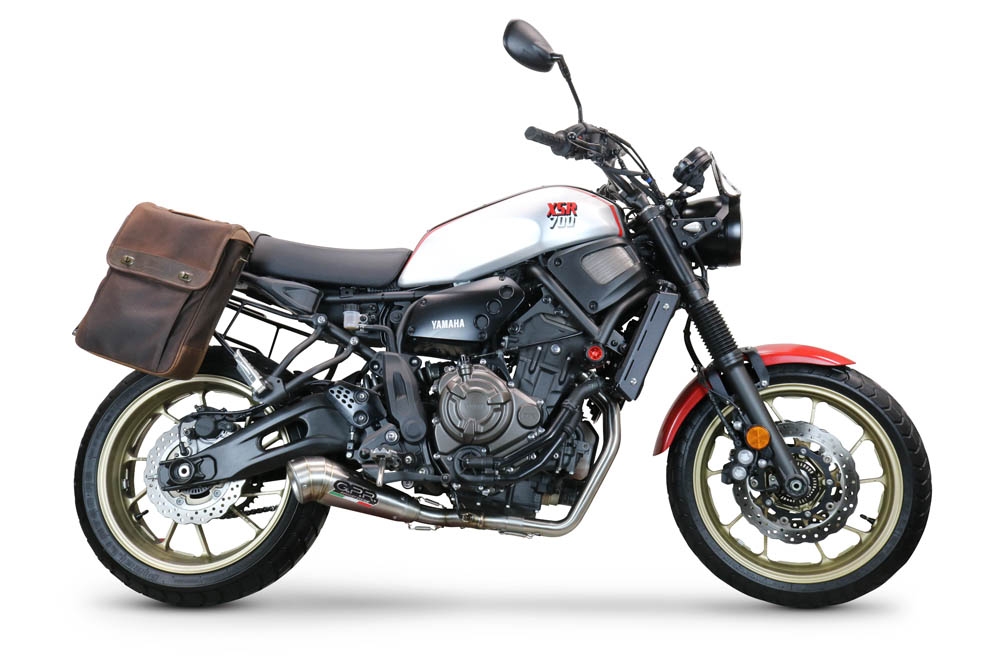 Escape compatible con Yamaha Xsr 700 2021-2024, Powercone Evo, Escape completo racing, incluyendo colector y db killer desmontable, sin homologación 