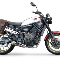 Escape compatible con Yamaha Xsr 700 2021-2024, Powercone Evo, Escape completo racing, incluyendo colector y db killer desmontable, sin homologación 