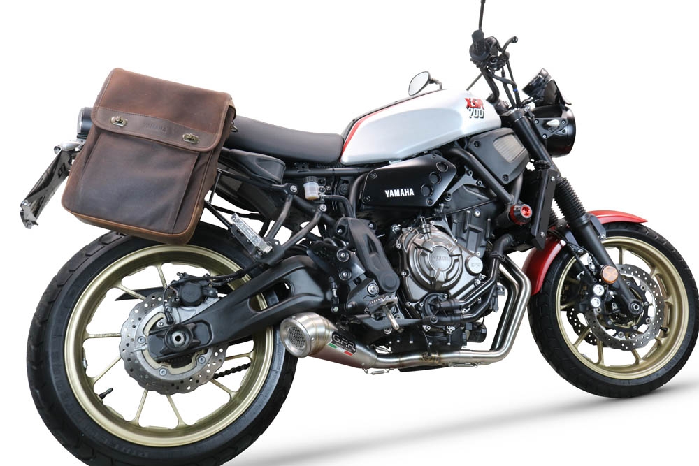 Escape compatible con Yamaha Xsr 700 2021-2024, Powercone Evo, Escape completo racing, incluyendo colector y db killer desmontable, sin homologación 