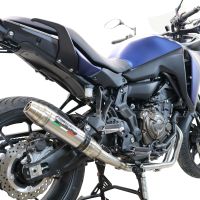 Escape compatible con Yamaha Tracer 7 2021-2024, Deeptone Inox, Escape completo racing, incluyendo colector y db killer desmontable, sin homologación 