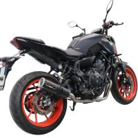 Escape compatible con Yamaha Mt-07 2021-2024, M3 Poppy , Escape completo homologado y legal,con catalizador incluido db killer extraíble 