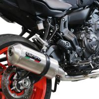 Escape compatible con Yamaha Xsr 700 2021-2024, Satinox , Escape completo homologado y legal,con catalizador incluido db killer extraíble 