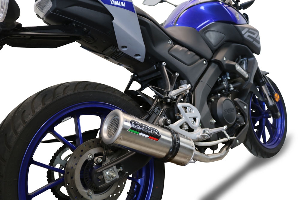 Escape compatible con Yamaha Mt 125 2021-2025, M3 Inox , Escape completo homologado y legal,con catalizador incluido db killer extraíble 