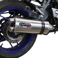 Escape compatible con Yamaha Tracer 9 2021-2024, Dual Inox, Escape completo homologado y legal,con catalizador incluido db killer extraíble 