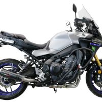 Escape compatible con Yamaha Tracer 9 2021-2024, M3 Poppy , Escape completo homologado y legal,con catalizador incluido db killer extraíble 