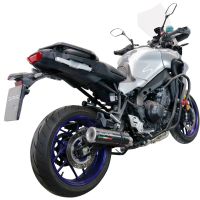Escape compatible con Yamaha Tracer 9 2021-2024, M3 Poppy , Escape completo homologado y legal,con catalizador incluido db killer extraíble 