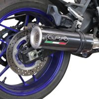 Escape compatible con Yamaha Tracer 9 2021-2024, M3 Poppy , Escape completo homologado y legal,con catalizador incluido db killer extraíble 