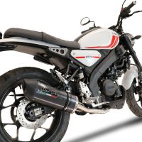 Escape compatible con Yamaha XSR 125 2021-2025, Furore Evo4 Poppy, Escape completo homologado y legal,con catalizador incluido db killer extraíble 