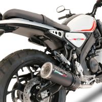 Escape compatible con Yamaha XSR 125 2021-2025, M3 Black Titanium, Escape completo homologado y legal,con catalizador incluido db killer extraíble 