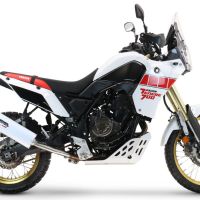 Escape compatible con Yamaha Tenere 700 2019-2020, Albus Evo4, Escape legal, homologado, silenciador con db killer desmontable y tubo de conexión específico 