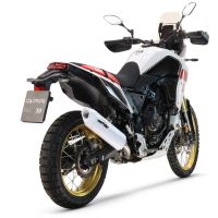 Escape compatible con Yamaha Tenere 700 2019-2020, Albus Evo4, Escape legal, homologado, silenciador con db killer desmontable y tubo de conexión específico 