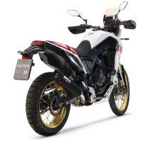 Escape compatible con Yamaha Tenere 700 2019-2020, Furore Evo4 Nero, Escape legal, homologado, silenciador con db killer desmontable y tubo de conexión específico 