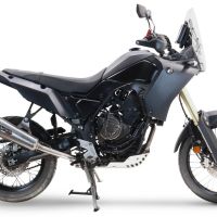 GPR escape compatible con  Yamaha Tenere 700 2019-2020, New Grand Prix Evo Titanium, Escape legal, homologado, silenciador con db killer desmontable y tubo de conexión específico 