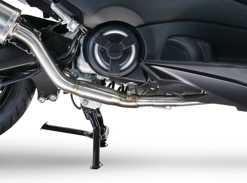 Escape compatible con Yamaha T-Max 560 2022-2024, GP Evo4 Poppy, Escape completo homologado y legal,con catalizador incluido db killer extraíble 