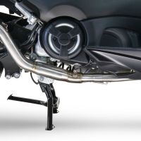 Escape compatible con Yamaha T-Max 560 2022-2024, GP Evo4 Poppy, Escape completo homologado y legal,con catalizador incluido db killer extraíble 