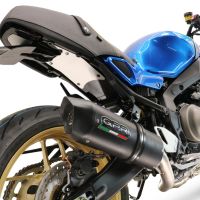 GPR escape compatible con  Yamaha XSR900 2022-2024, Furore Evo4 Nero, Escape completo homologado y legal,con catalizador incluido db killer extraíble 