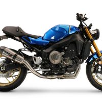 Escape compatible con Yamaha XSR900 2022-2024, GP Evo4 Titanium, Escape completo homologado y legal,con catalizador incluido db killer extraíble 