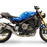 Escape compatible con Yamaha XSR900 2022-2024, M3 Inox , Escape completo homologado y legal,con catalizador incluido db killer extraíble 